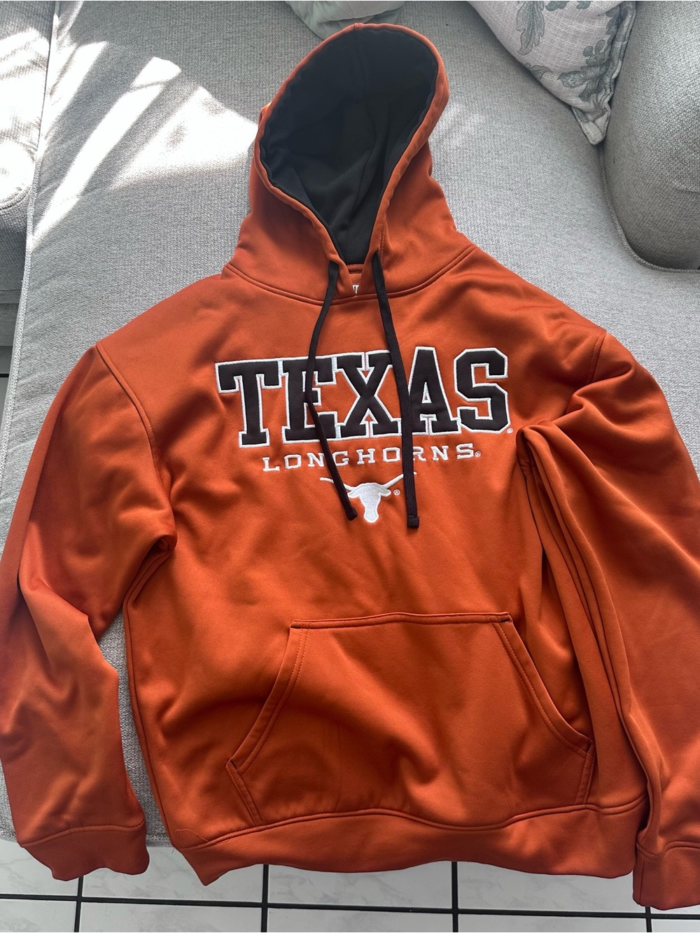 Majestic Texas Longhorns Burnt Orange Pullover Hoodie